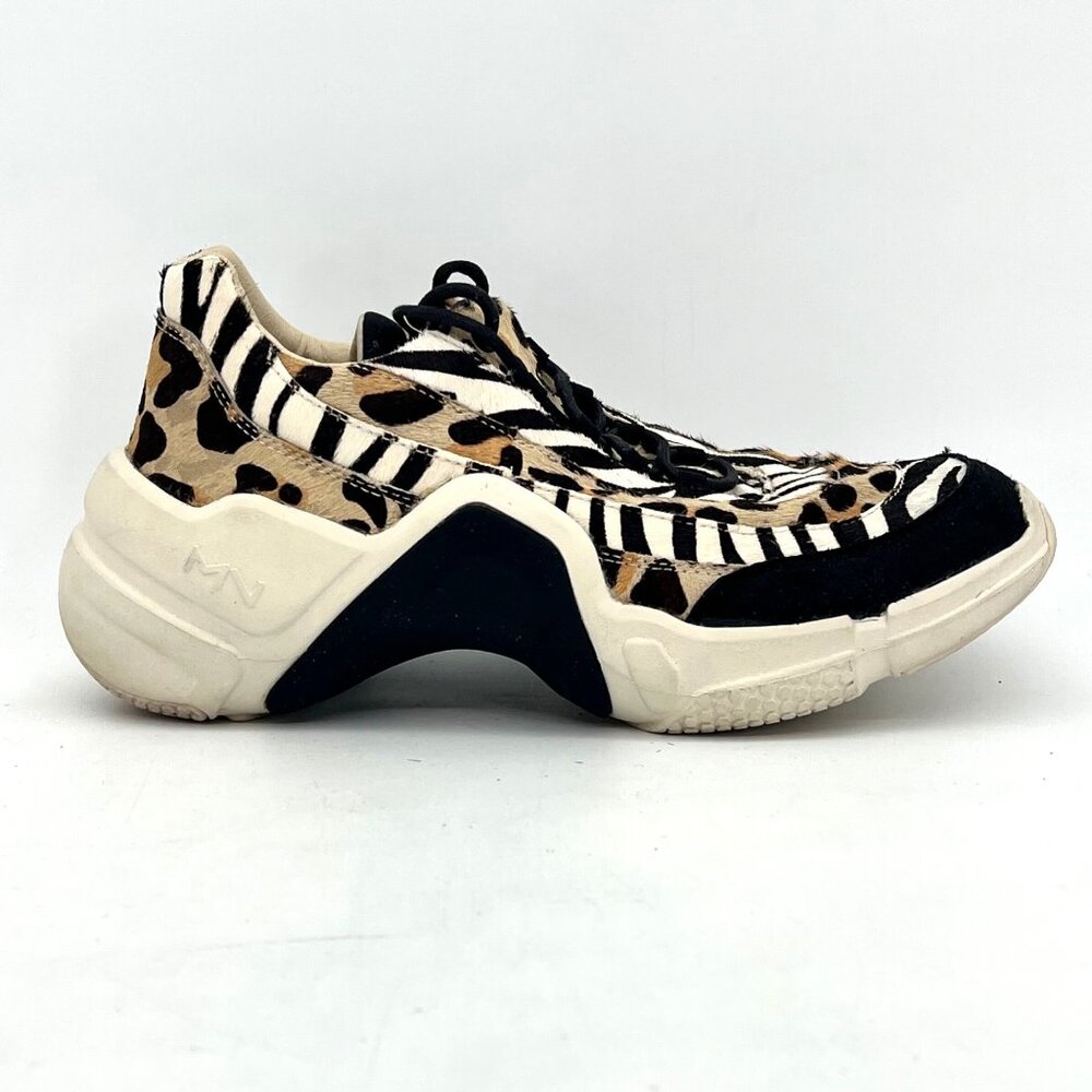 Mark Nason Los Angeles Neo Block Mix Up Animal Print Sneakers Shoes Womens 8.5 - Picture 10 of 16
